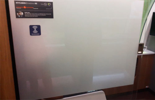 Inteligentna folia Wrocław - w pociągu wyłączona