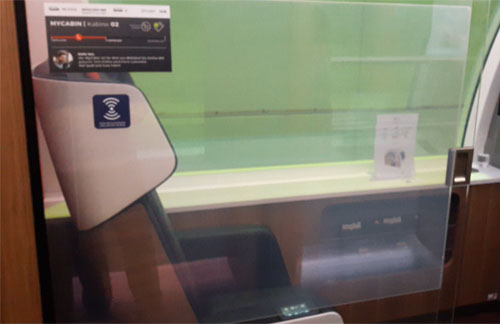 Inteligentna folia Wrocław - w pociągu włączona